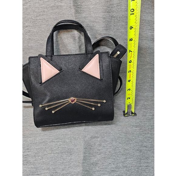 Kate Spade Cat's Meow Large Lottie Leather Purse HandBag /Crossbody - Picture 10 of 10